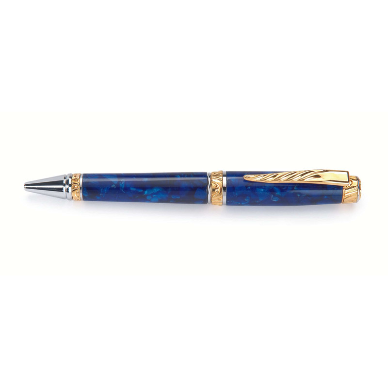 Ultra Cigar Ballpoint Pen Kit - Finish:Gold & Chrome